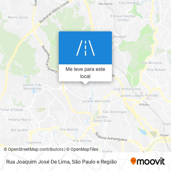 Rua Joaquim José De Lima mapa