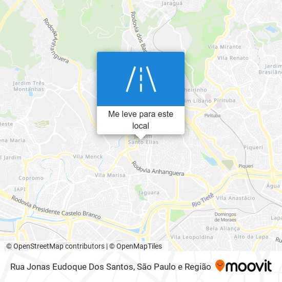 Rua Jonas Eudoque Dos Santos mapa