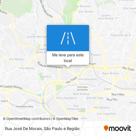 Rua José De Morais mapa