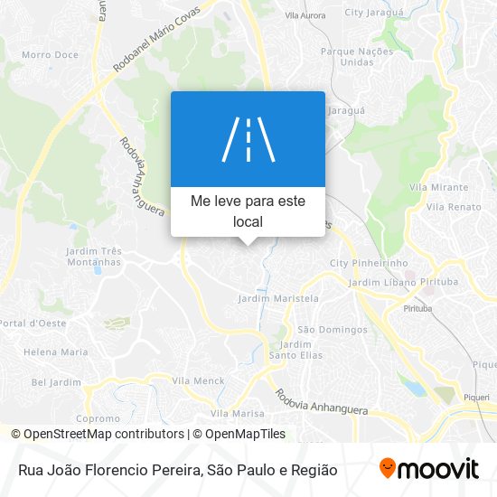 Rua João Florencio Pereira mapa