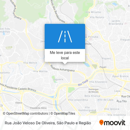Rua João Veloso De Oliveira mapa