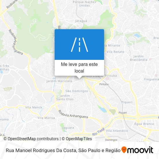 Rua Manoel Rodrigues Da Costa mapa