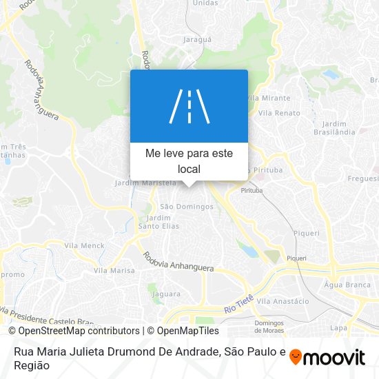 Rua Maria Julieta Drumond De Andrade mapa