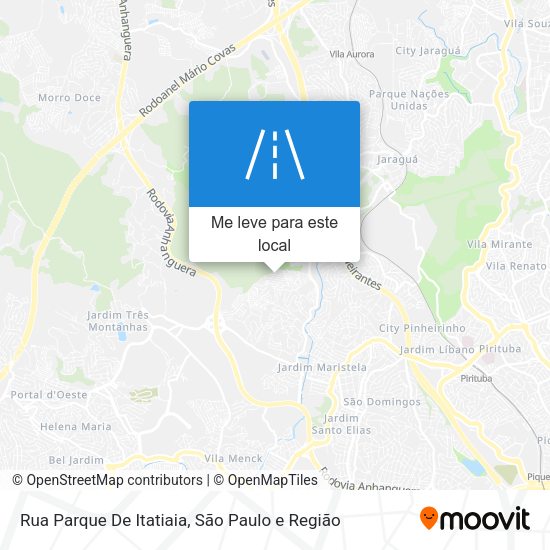 Rua Parque De Itatiaia mapa