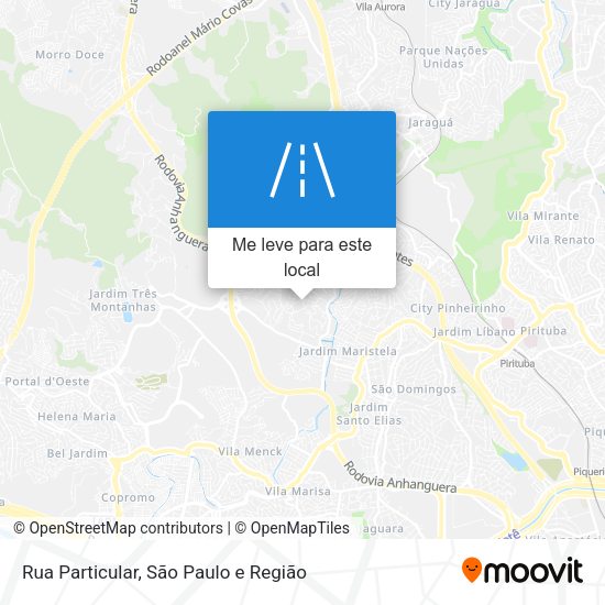 Rua Particular mapa