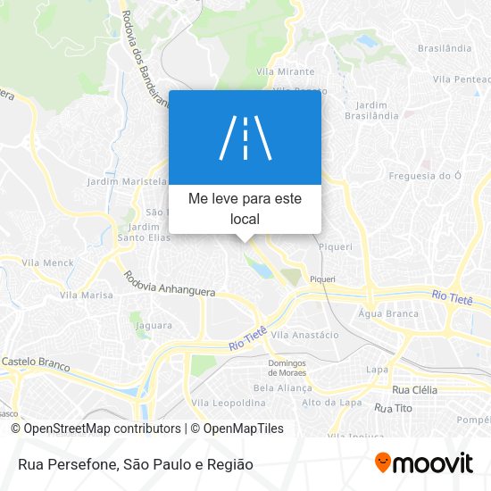 Rua Persefone mapa