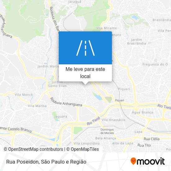 Rua Poseidon mapa