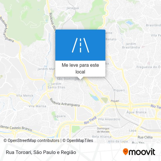 Rua Toroari mapa