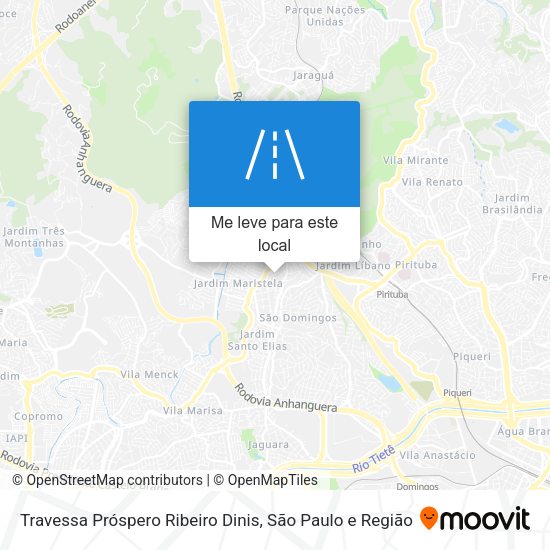 Travessa Próspero Ribeiro Dinis mapa