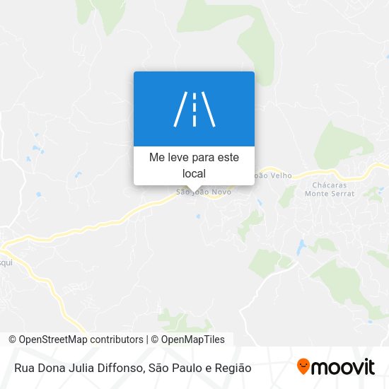 Rua Dona Julia Diffonso mapa