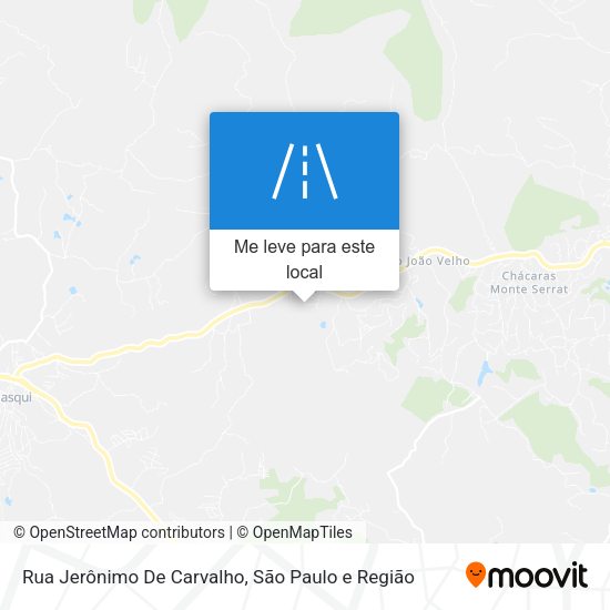 Rua Jerônimo De Carvalho mapa
