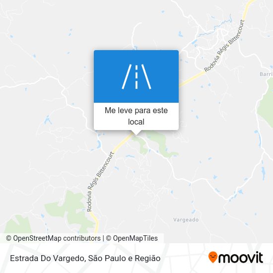 Estrada Do Vargedo mapa