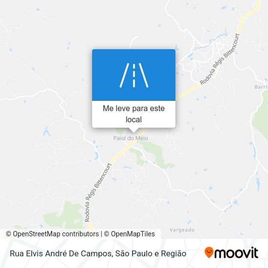 Rua Elvis André De Campos mapa