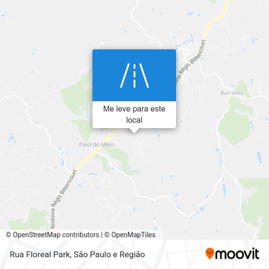 Rua Floreal Park mapa
