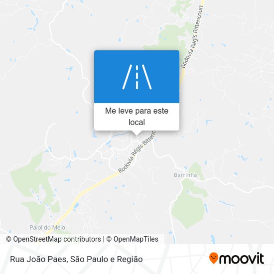 Rua João Paes mapa