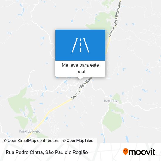Rua Pedro Cintra mapa