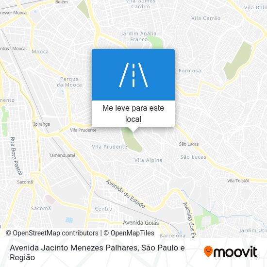 Avenida Jacinto Menezes Palhares mapa