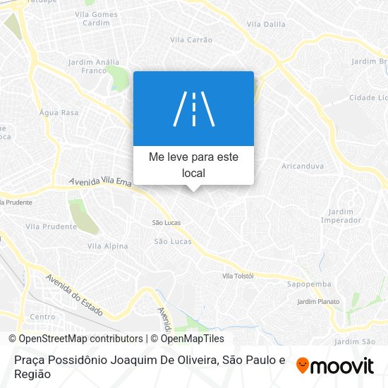 Praça Possidônio Joaquim De Oliveira mapa