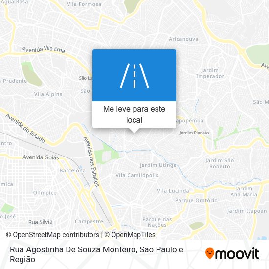 Rua Agostinha De Souza Monteiro mapa