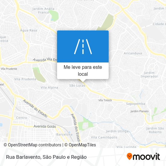 Rua Barlavento mapa