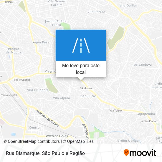 Rua Bismarque mapa