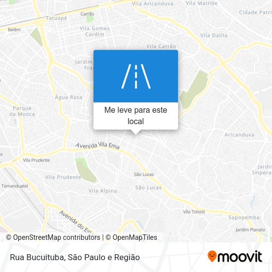 Rua Bucuituba mapa