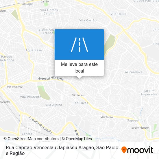 Rua Capitão Venceslau Japiassu Aragão mapa