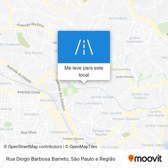 Rua Diogo Barbosa Barreto mapa