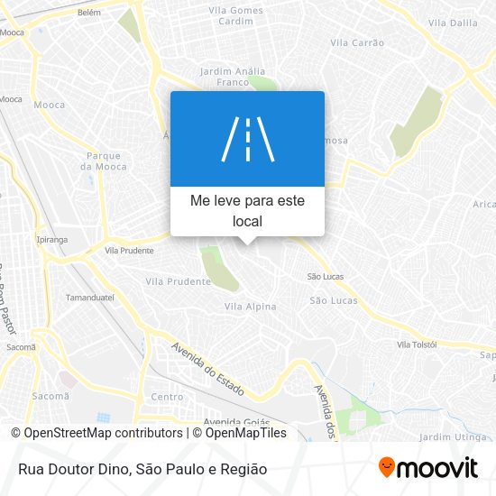 Rua Doutor Dino mapa