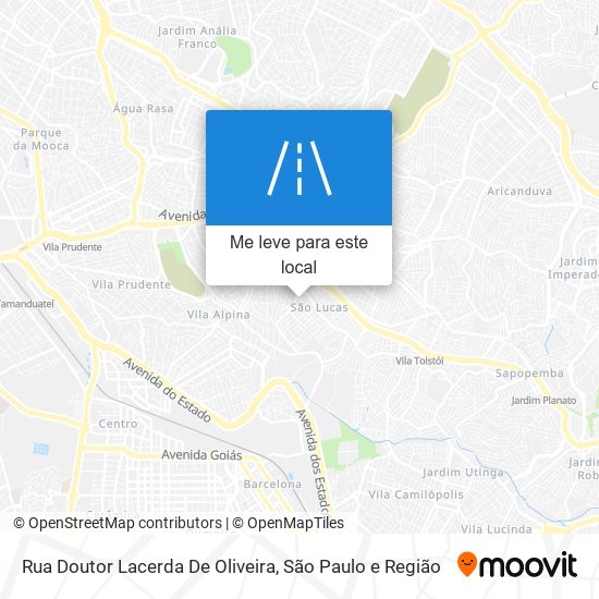 Rua Doutor Lacerda De Oliveira mapa