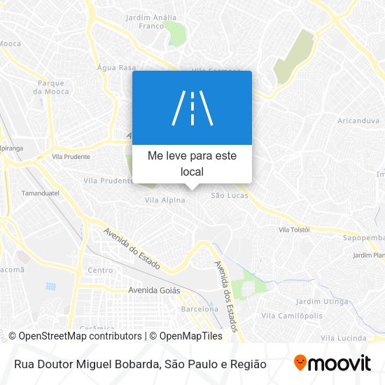 Rua Doutor Miguel Bobarda mapa