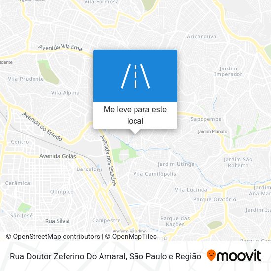 Rua Doutor Zeferino Do Amaral mapa