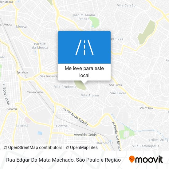 Rua Edgar Da Mata Machado mapa