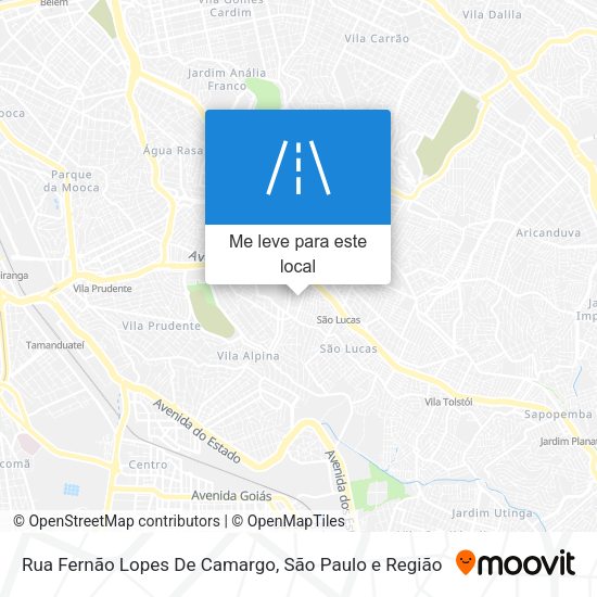 Rua Fernão Lopes De Camargo mapa