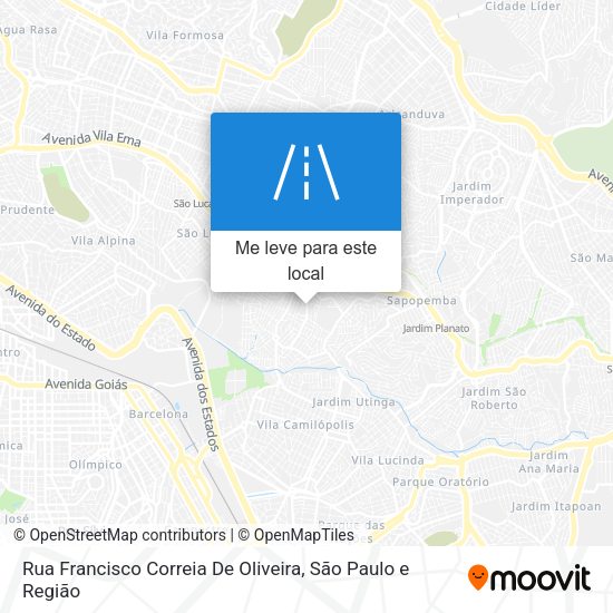 Rua Francisco Correia De Oliveira mapa