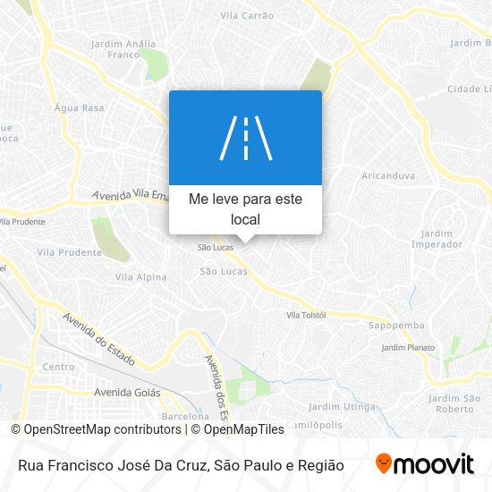 Rua Francisco José Da Cruz mapa