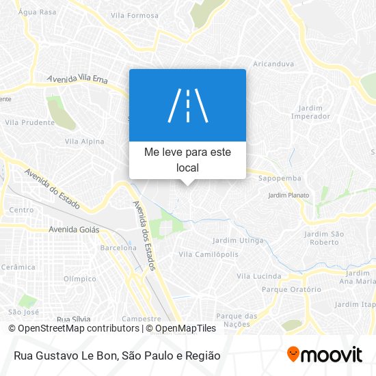 Rua Gustavo Le Bon mapa