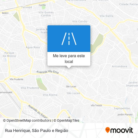 Rua Henrique mapa