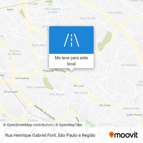 Rua Henrique Gabriel Forli mapa