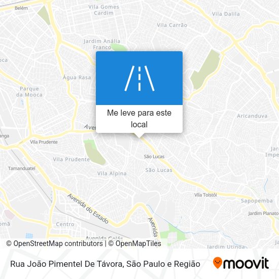 Rua João Pimentel De Távora mapa