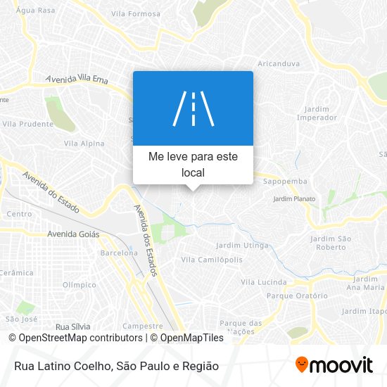 Rua Latino Coelho mapa