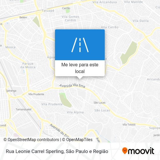 Rua Leonie Carrel Sperling mapa