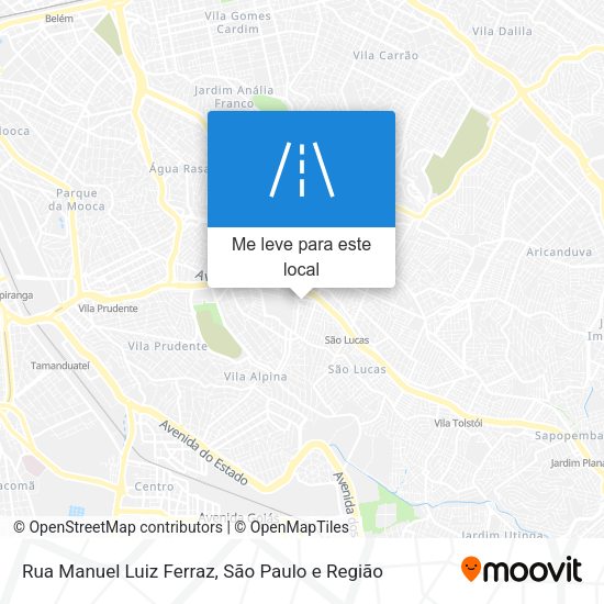 Rua Manuel Luiz Ferraz mapa