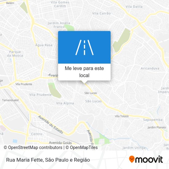 Rua Maria Fette mapa