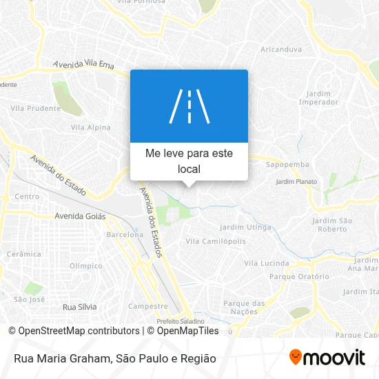Rua Maria Graham mapa