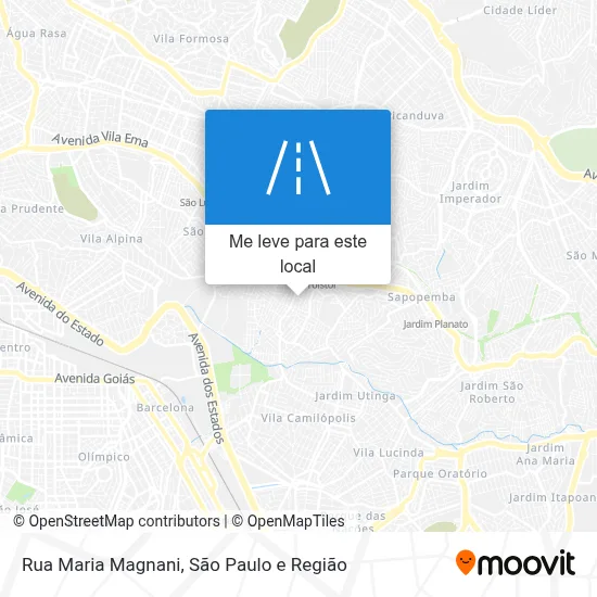 Rua Maria Magnani mapa