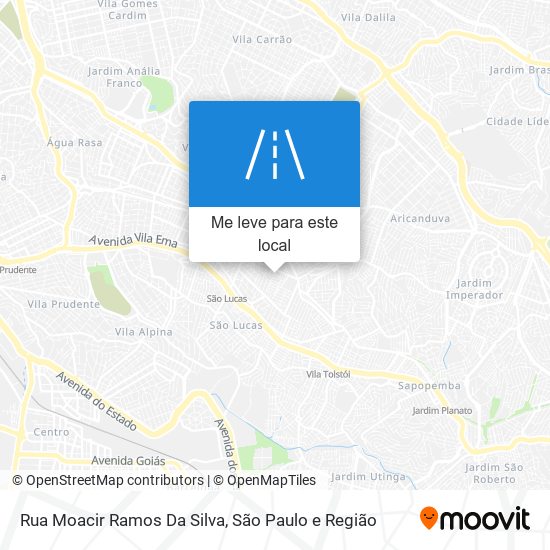 Rua Moacir Ramos Da Silva mapa