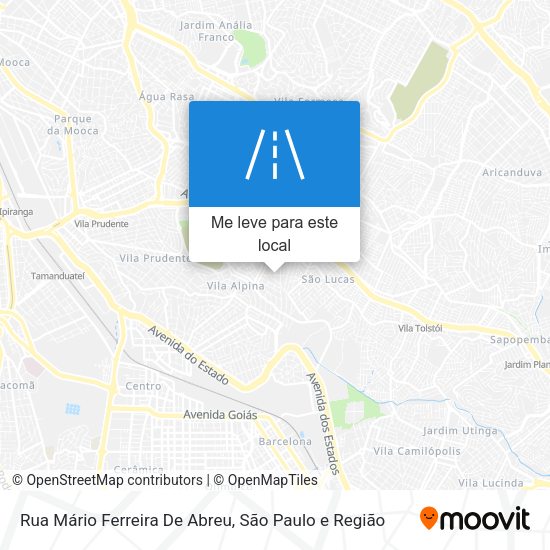 Rua Mário Ferreira De Abreu mapa