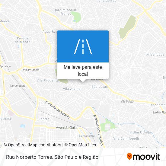 Rua Norberto Torres mapa