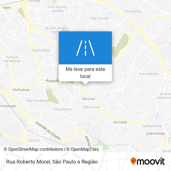 Rua Roberto Morel mapa